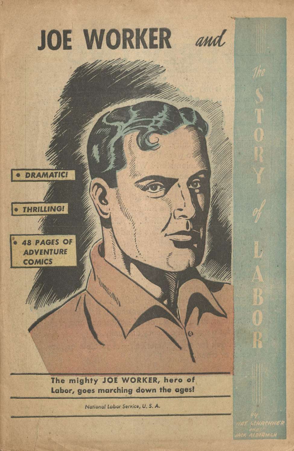 Book Cover For Joe Worker and the Story of Labor - National Labor Service