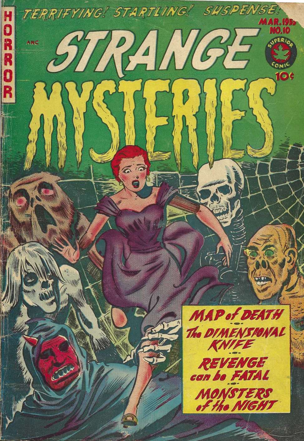 Book Cover For Strange Mysteries 10