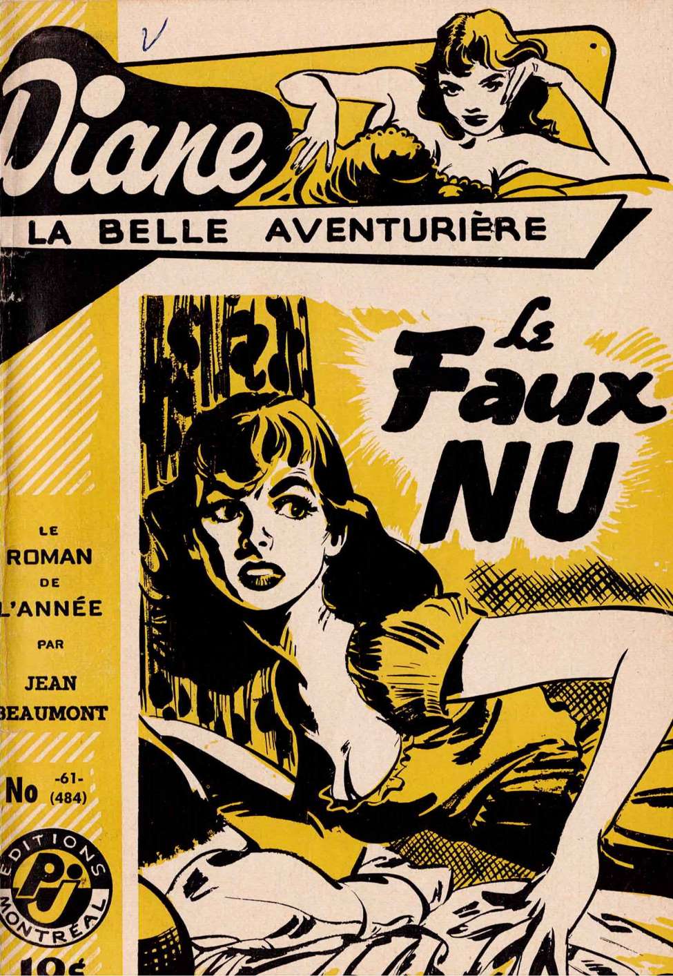 Book Cover For Diane, La Belle Aventuriere 61 - Le faut nu