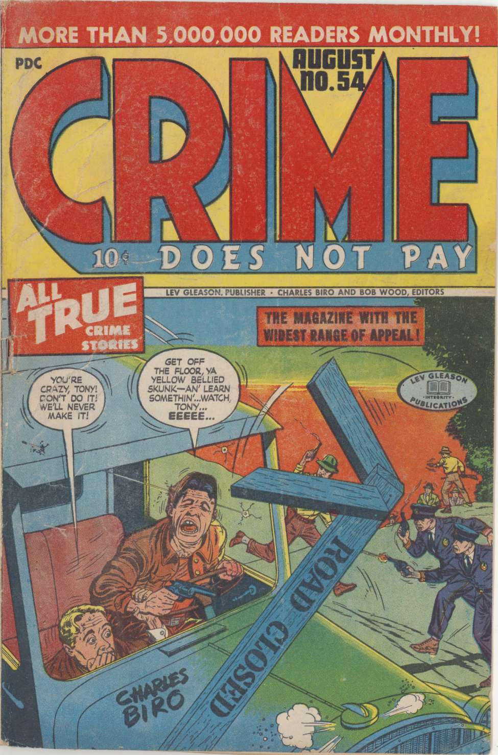 Book Cover For Crime Does Not Pay 54