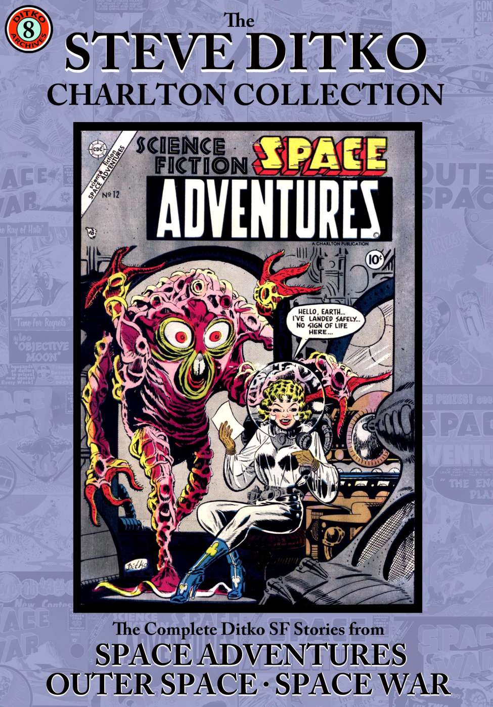 Book Cover For Steve Ditko Charlton Collection 8 - Space Adventures / Outer Space / Space War
