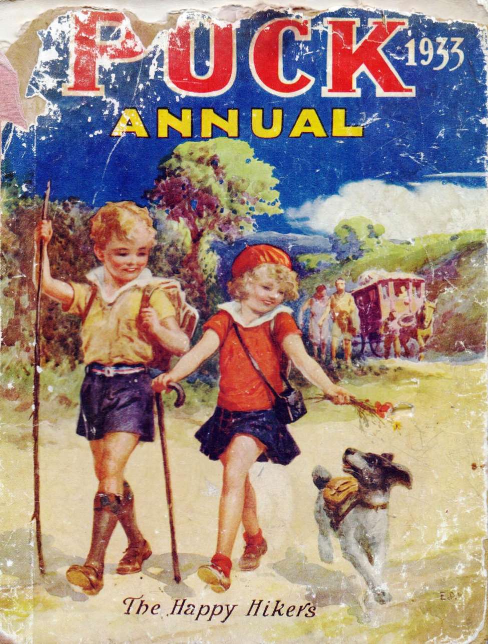 Book Cover For Puck Annual 1933