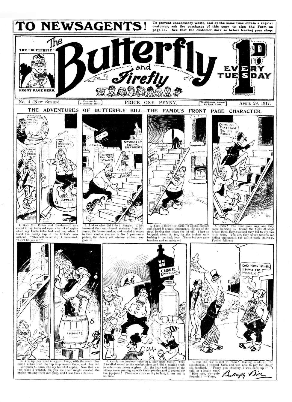 Book Cover For The Butterfly and Firefly 4