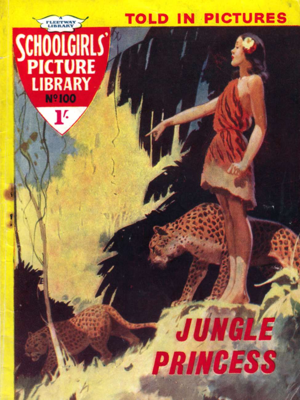 Book Cover For Schoolgirls' Picture Library 100 - Jungle Princess