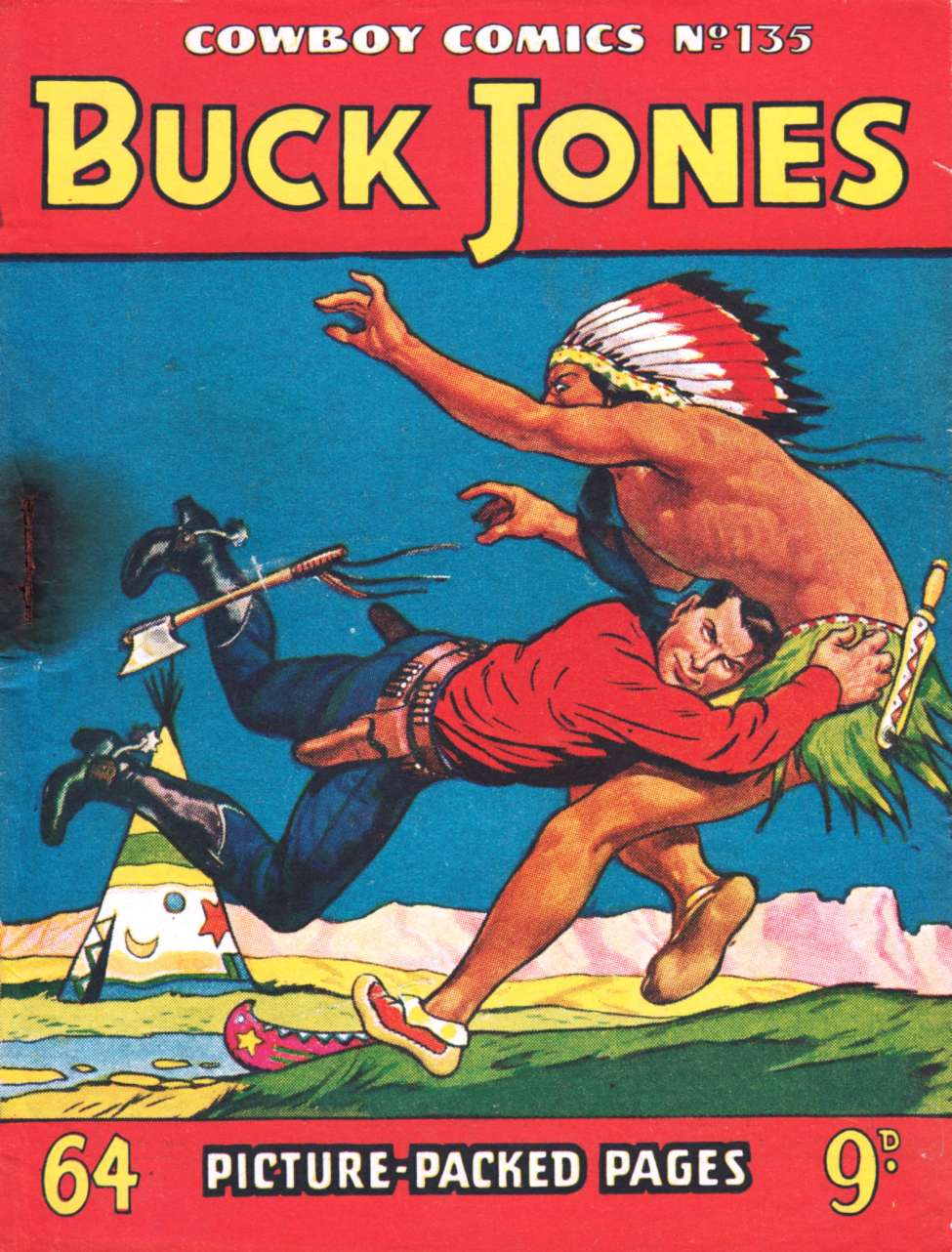 Book Cover For Cowboy Comics 135 - Buck Jones