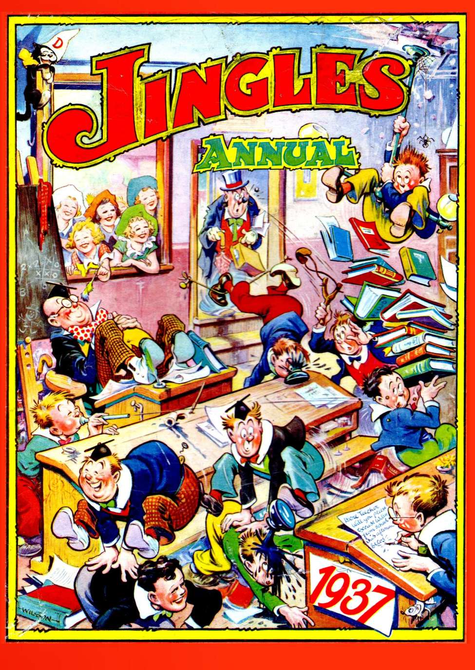 Book Cover For Jingles Annual 1937