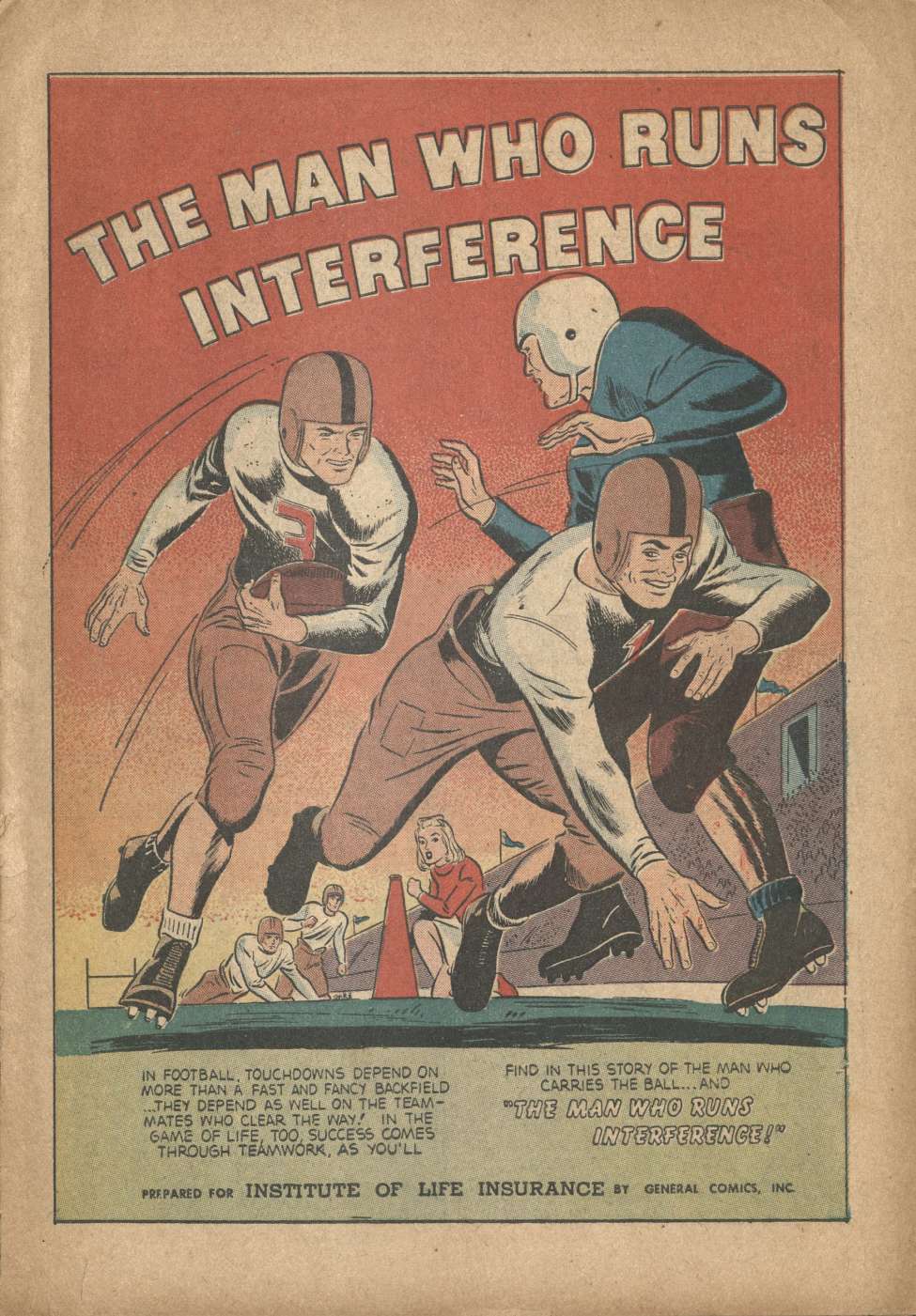 Book Cover For The Man Who Runs Interference