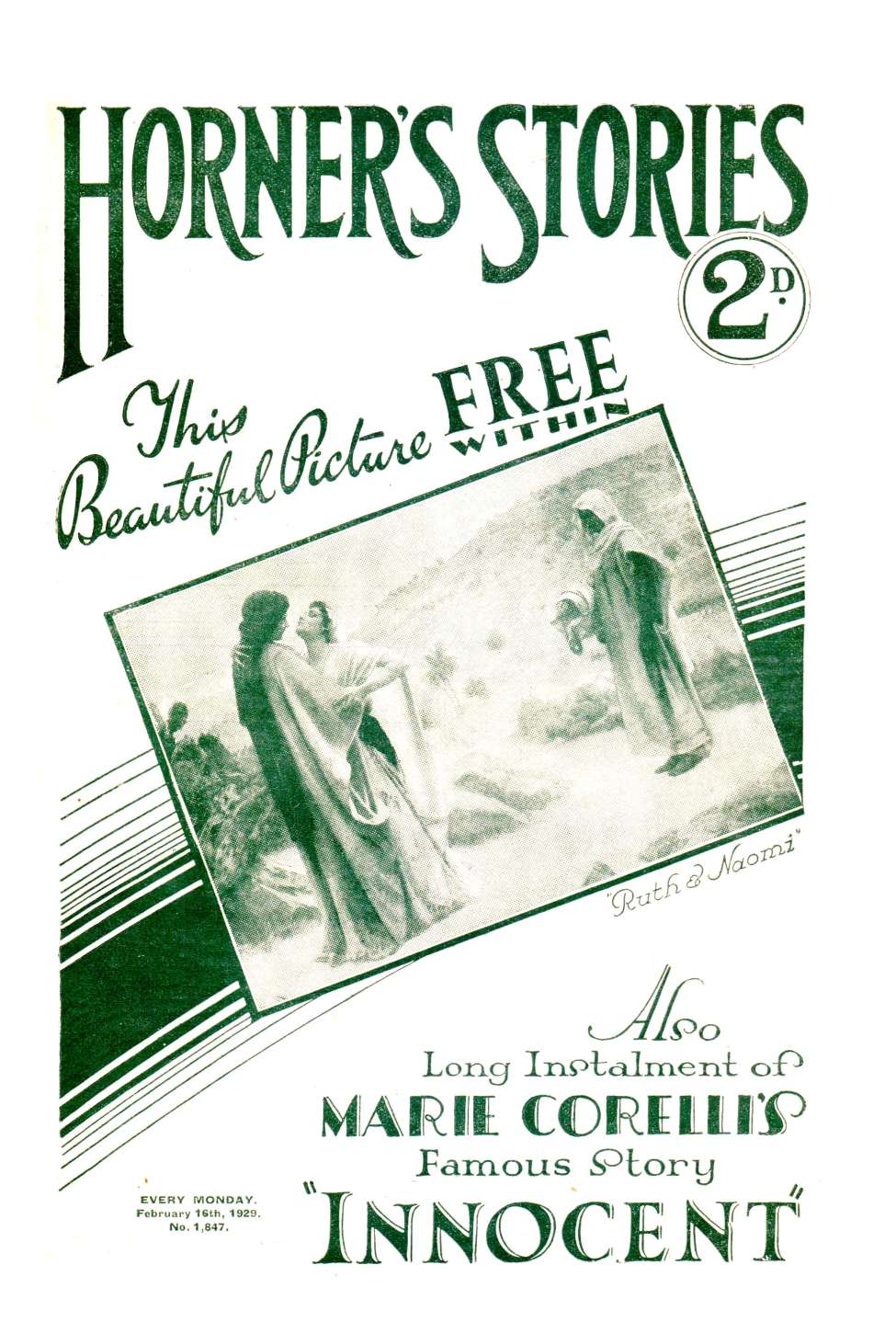 Book Cover For Horner's Stories 1847