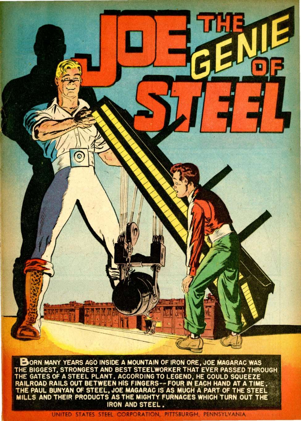Book Cover For Joe the Genie of Steel