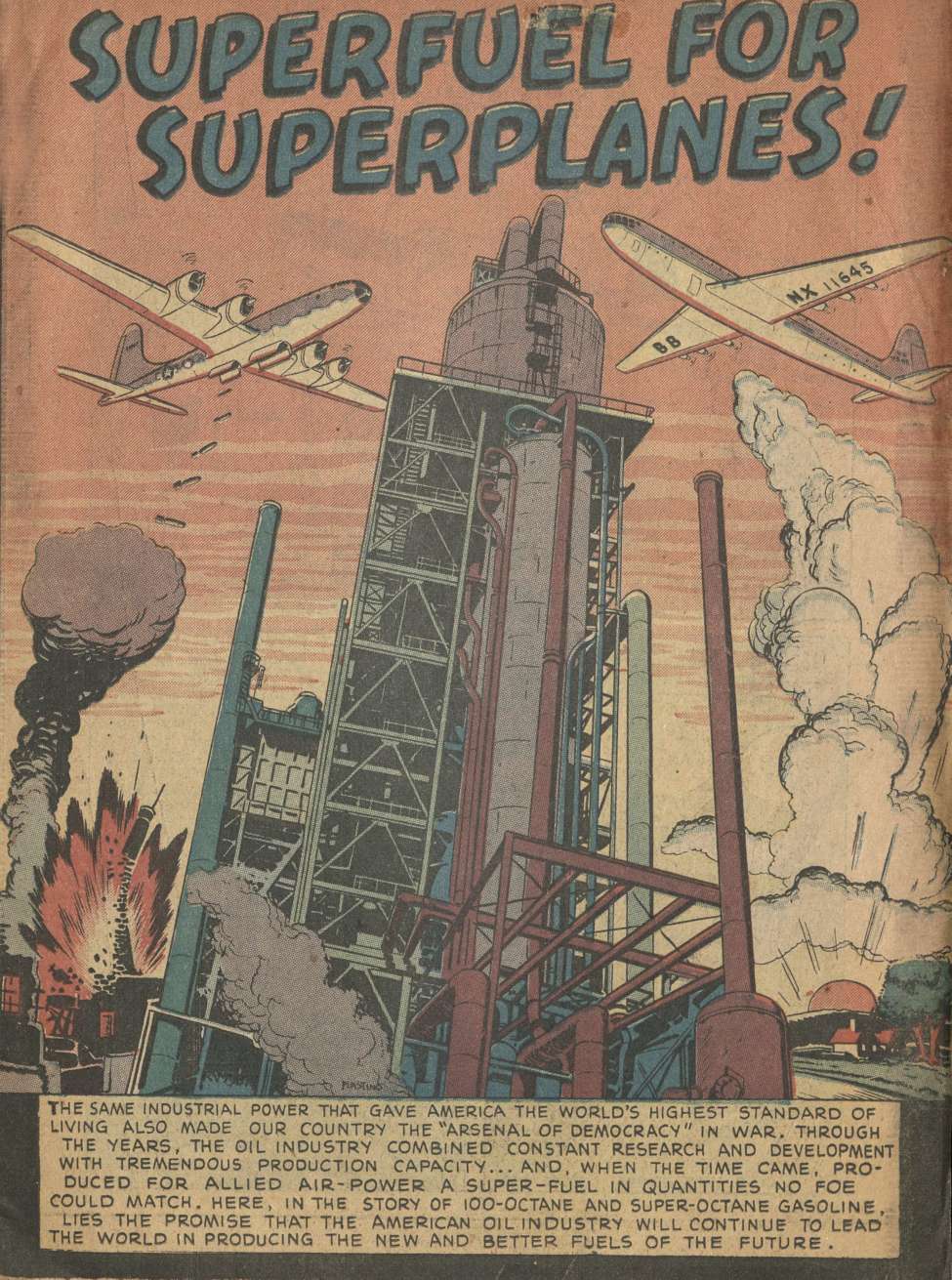 Book Cover For Superfuel for Superplanes! - Standard Oil