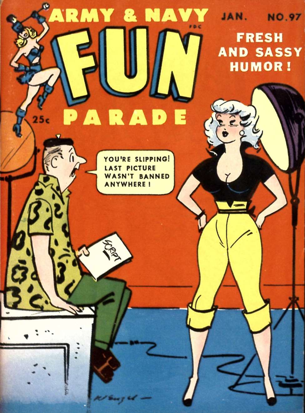 Book Cover For Army & Navy Fun Parade 97