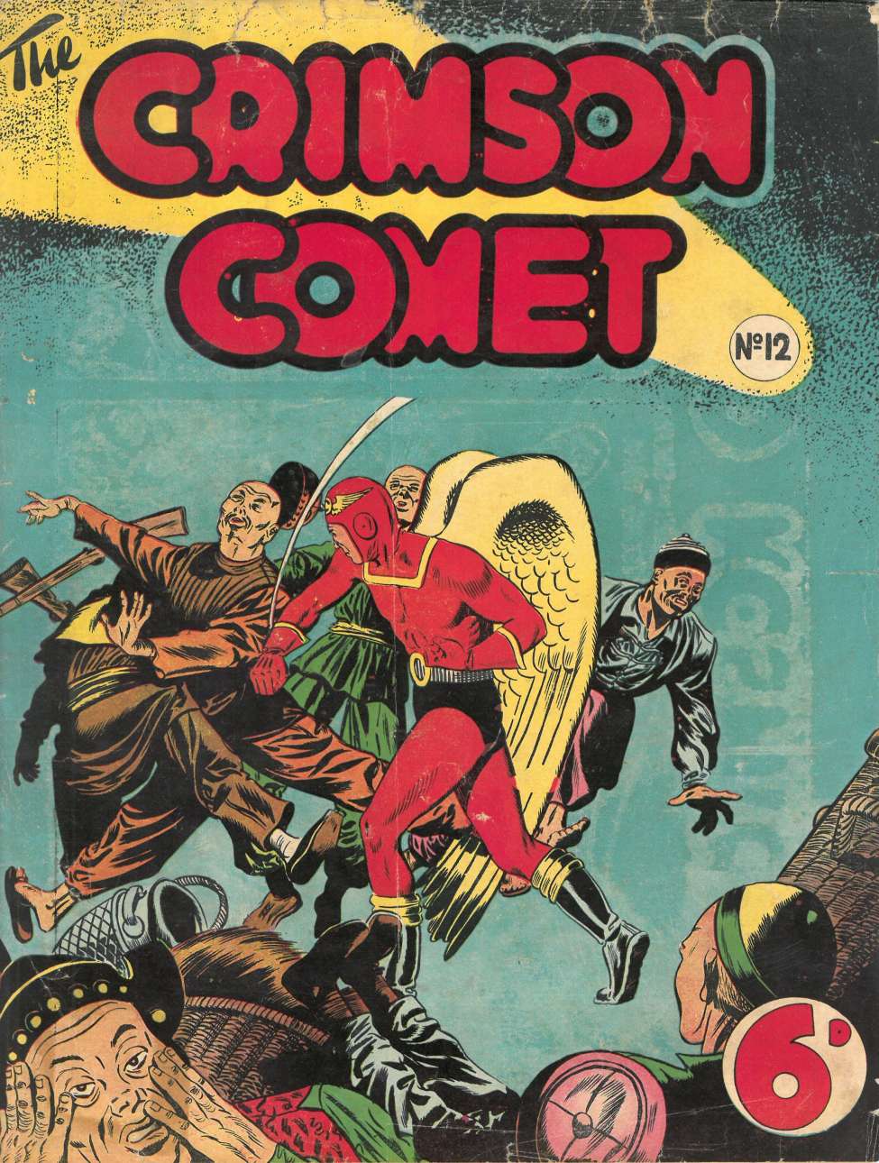 Book Cover For The Crimson Comet Comic 12