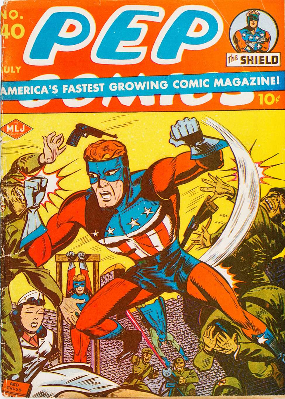 Book Cover For Pep Comics 40