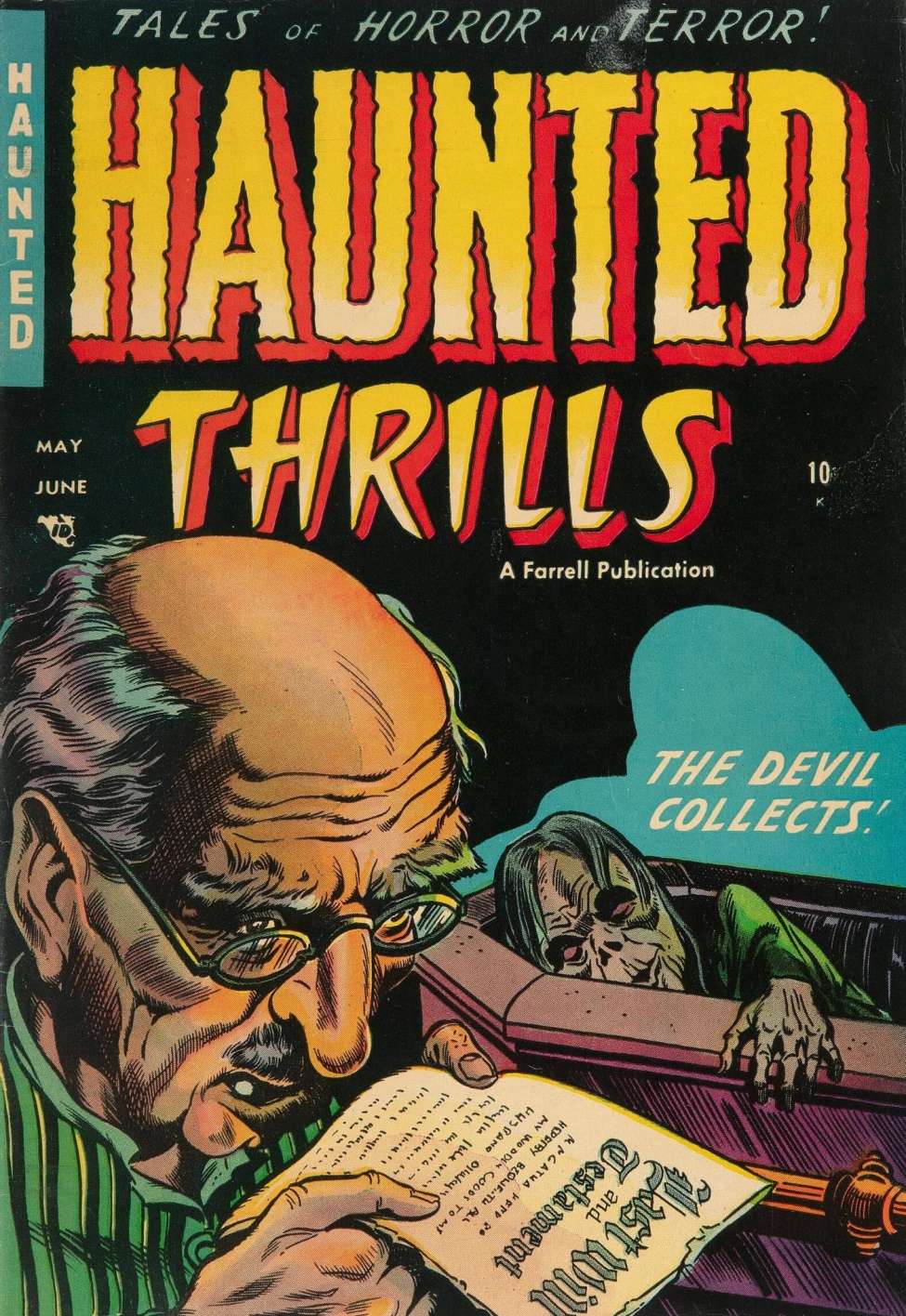 Book Cover For Haunted Thrills 15 - Version 3