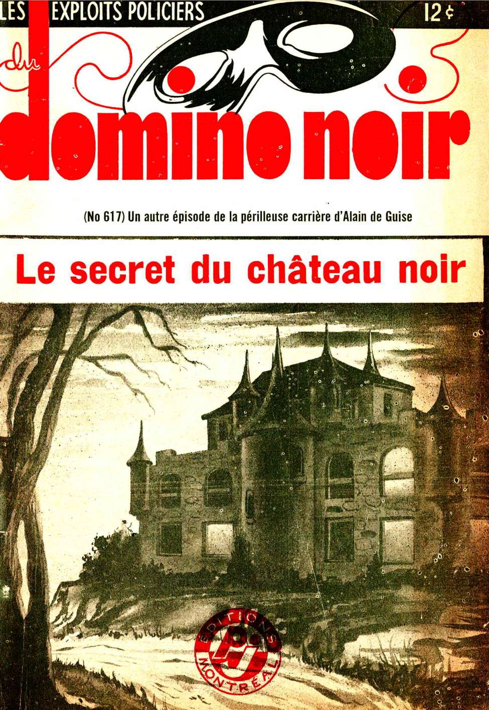 Book Cover For Domino Noir v2 617 - Le secret du château noir