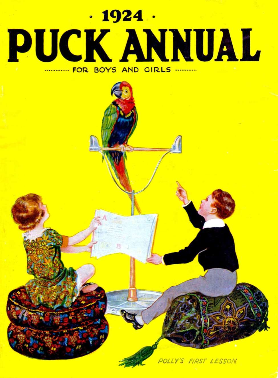 Book Cover For Puck Annual 1924