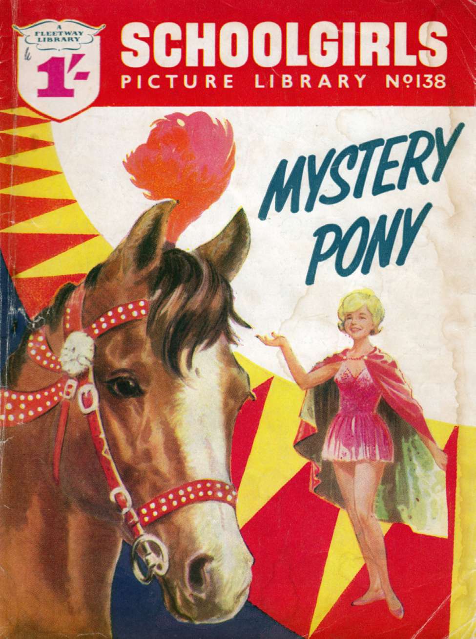 Book Cover For Schoolgirls' Picture Library 138 - Mystery Pony