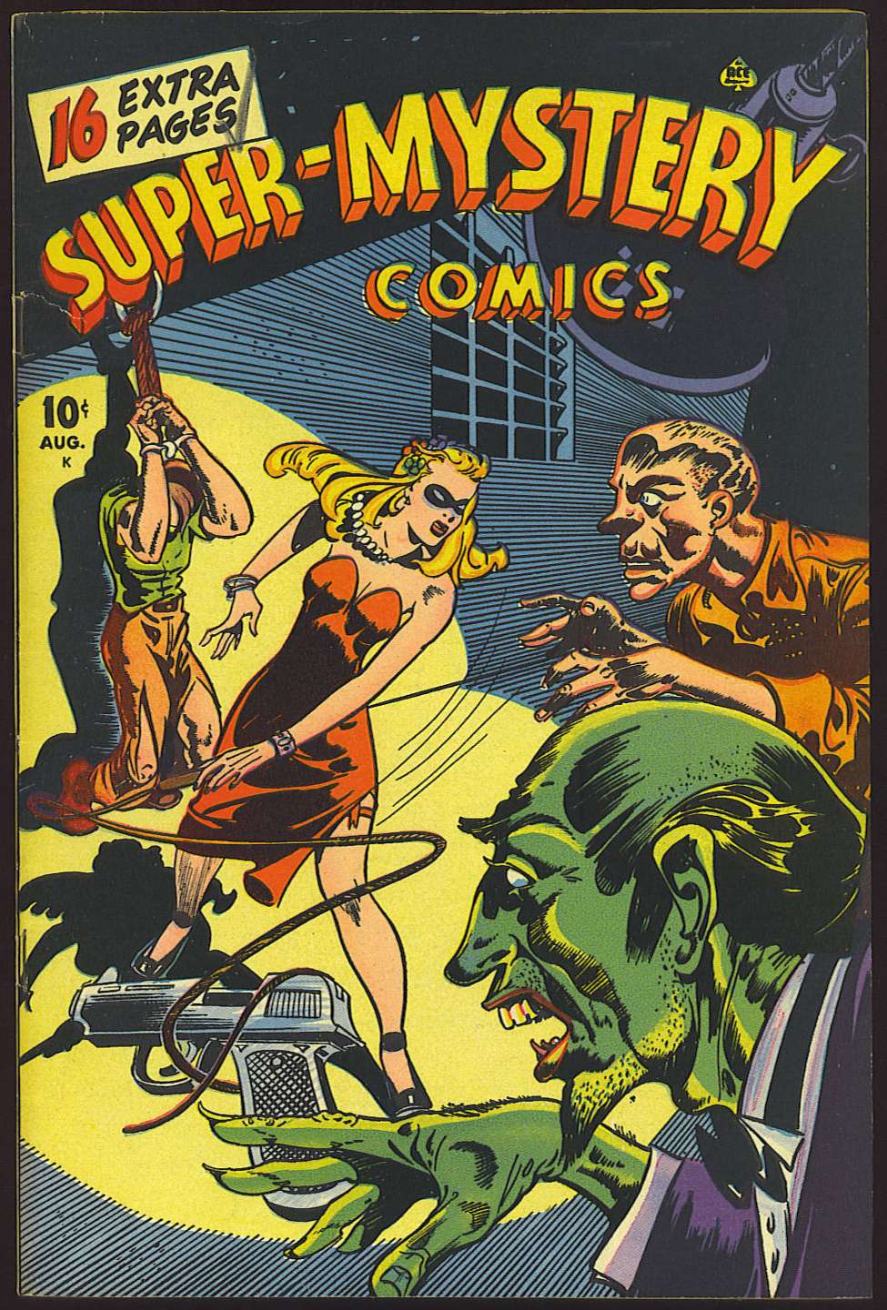 Book Cover For Super-Mystery Comics v6 1 (alt)