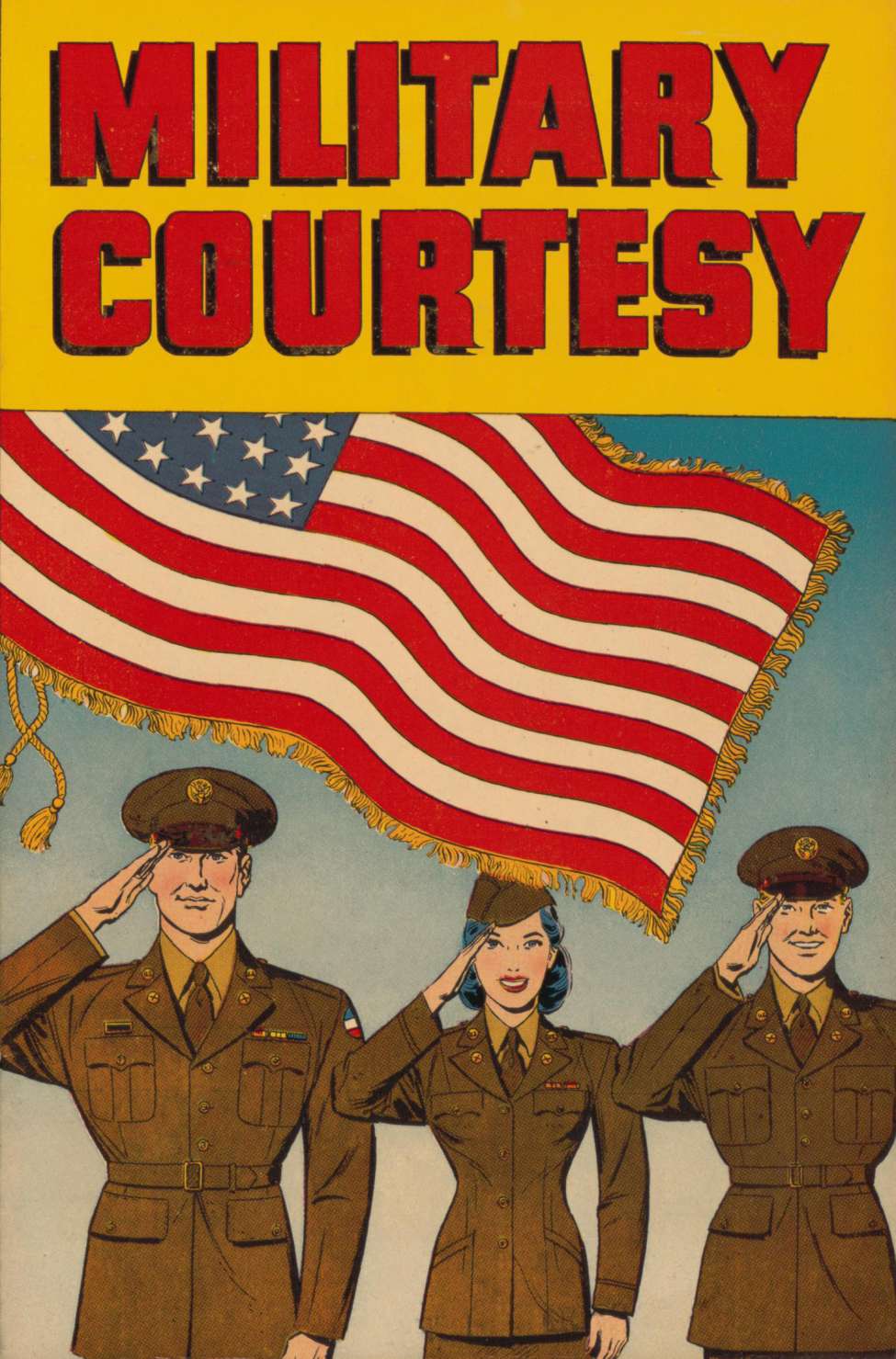 Book Cover For Military Courtesy - United States Army - Version 2