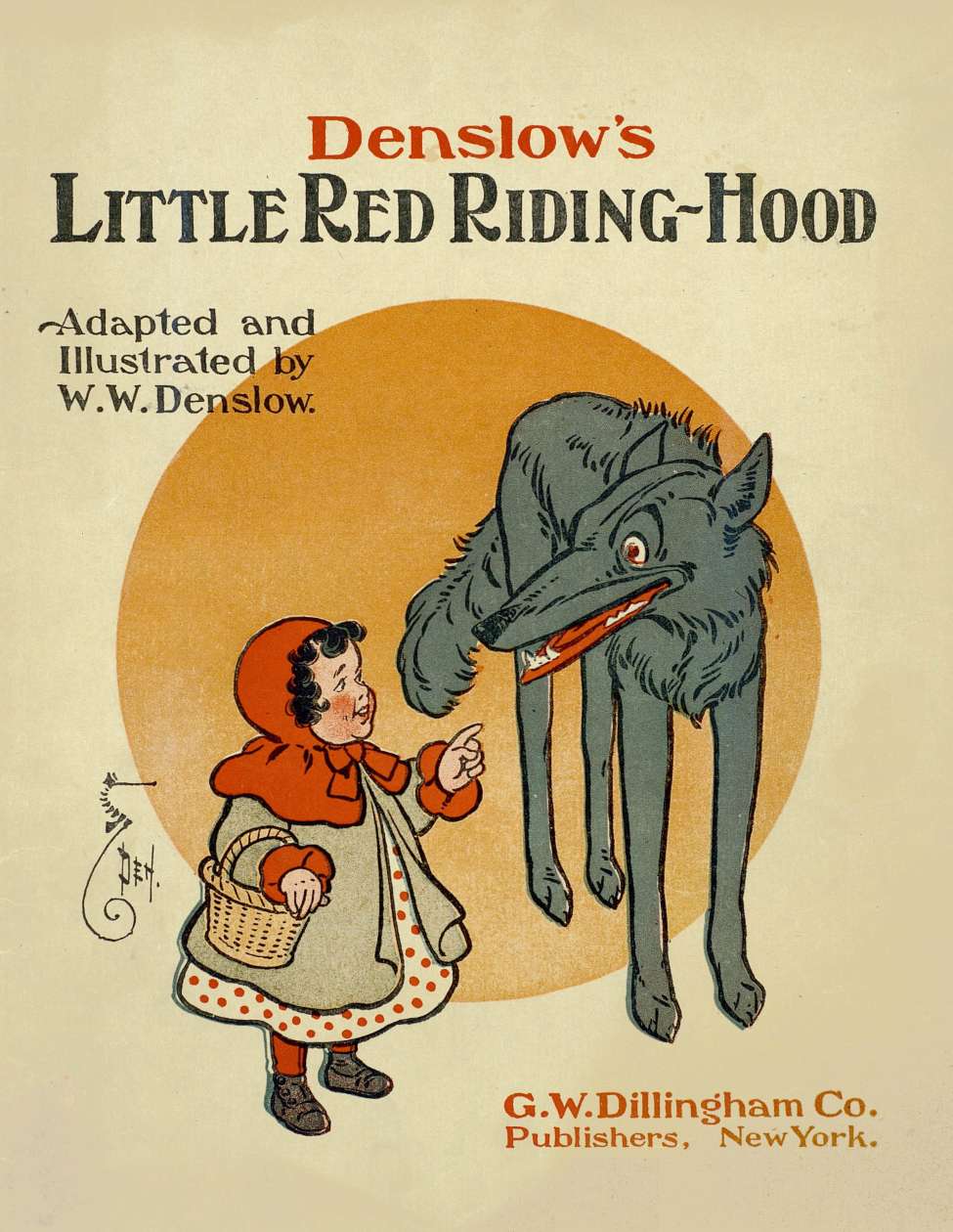 Book Cover For Denslow's Little Red Riding Hood