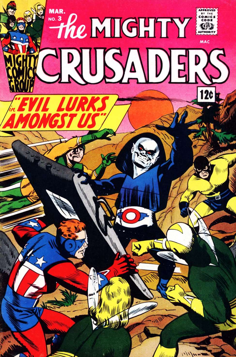 Book Cover For The Mighty Crusaders 3