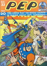 Large Thumbnail For Pep Comics 33 - Version 2