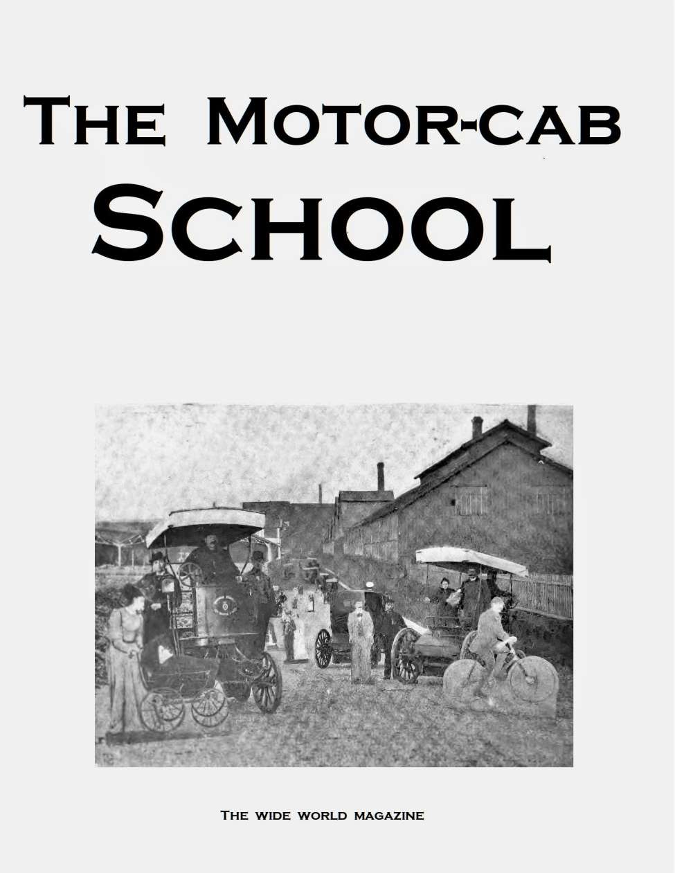 Book Cover For Motor-Cab School