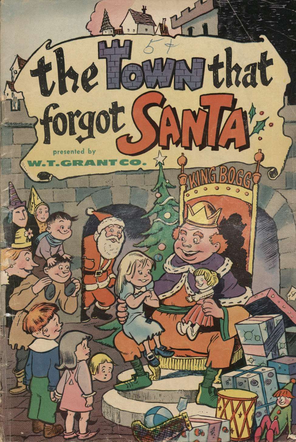 Book Cover For The Town That Forgot Santa - Version 2