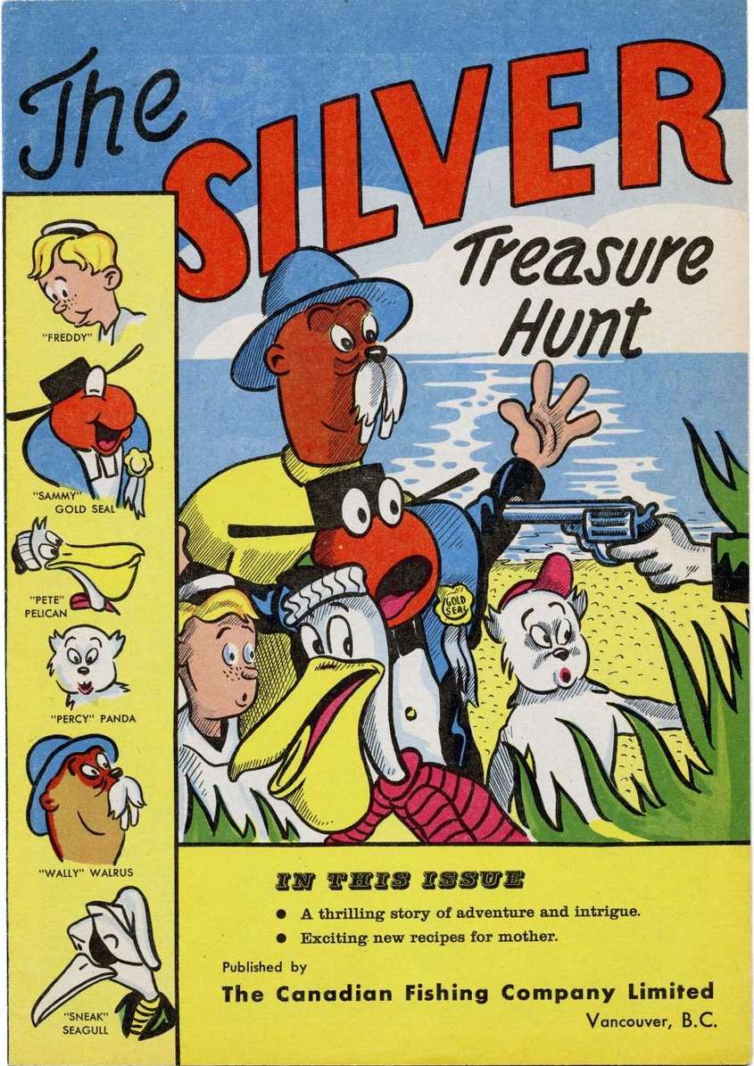 Book Cover For The Silver Treasure Hunt - Canadian Fishing Co.01