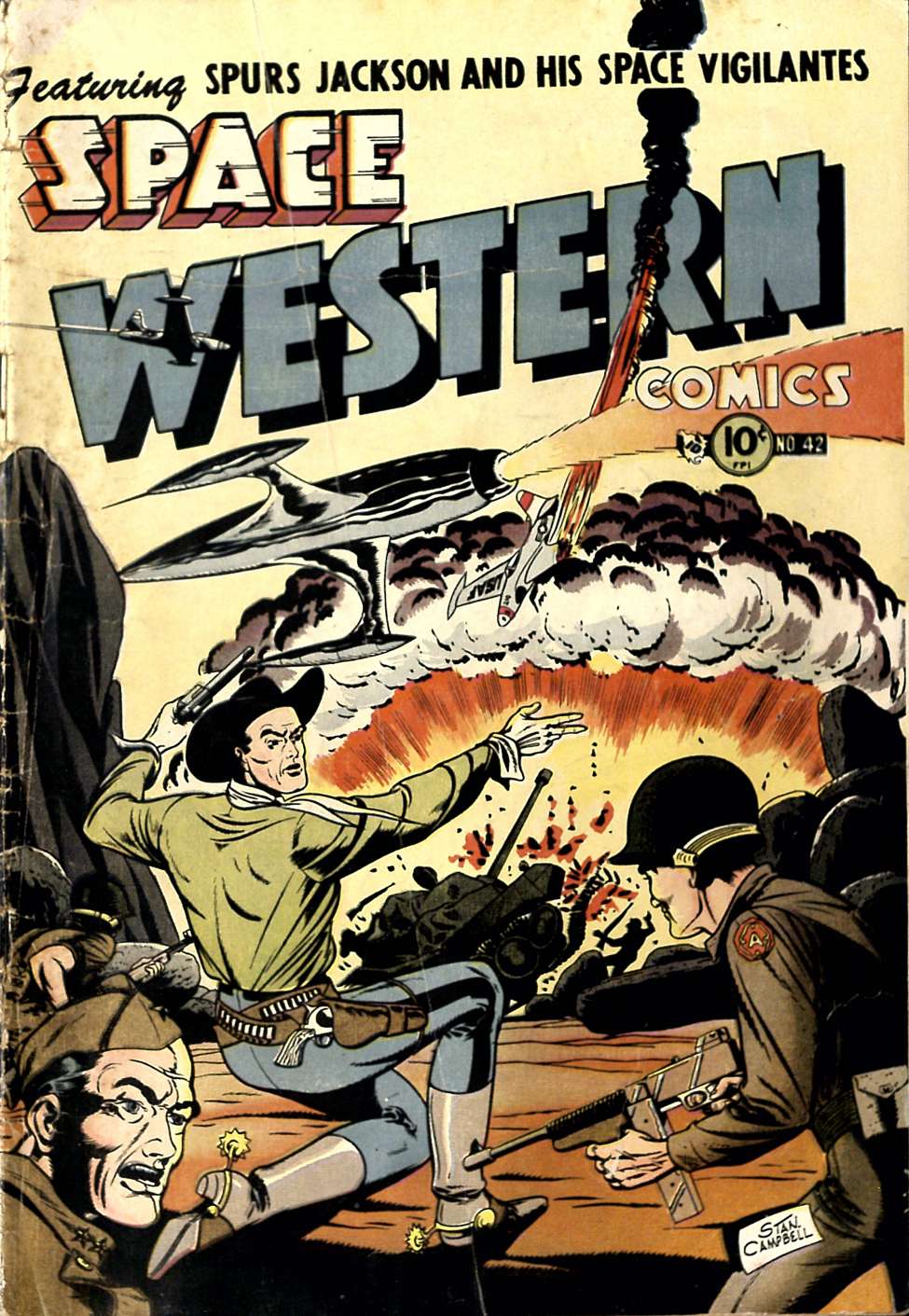 Book Cover For Space Western Comics 42 - Version 2