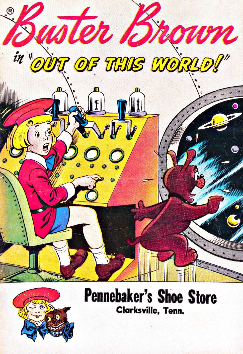Book Cover For Buster Brown in Out Of This World