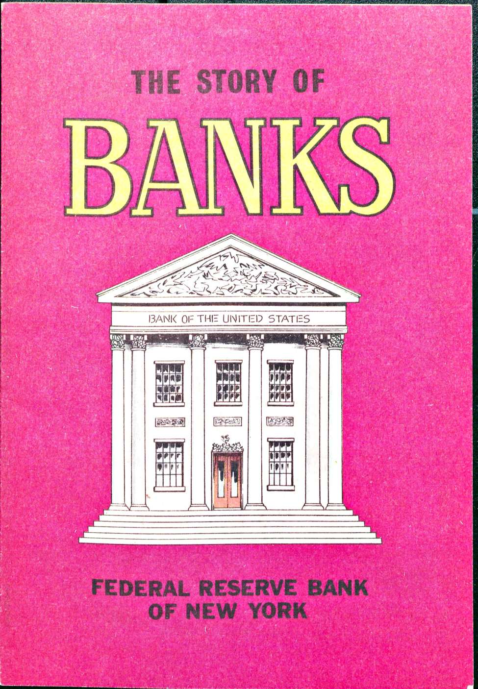 Book Cover For The Story of Banks - Federal Reserve Bank