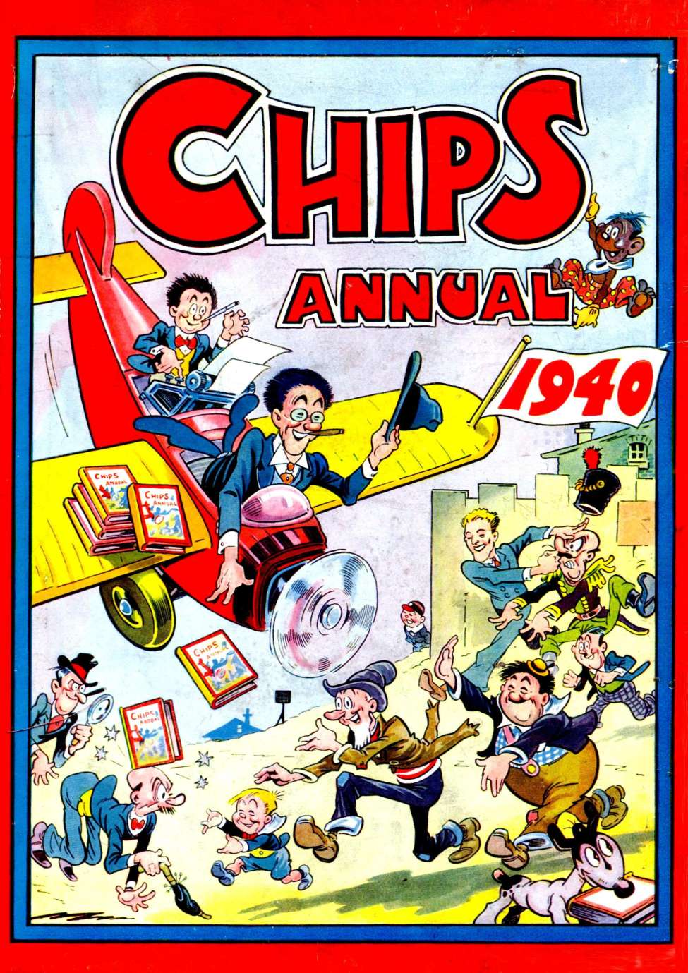 Book Cover For Illustrated Chips Annual 1940