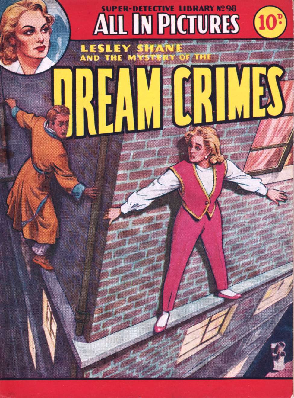 Book Cover For Super Detective Library 98 - Mystery of the Dream Crimes