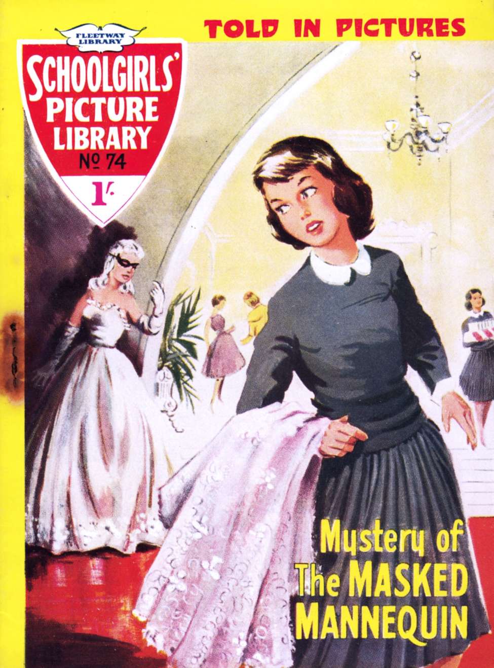 Book Cover For Schoolgirls' Picture Library 74 - Mystery of the Masked Mannequin