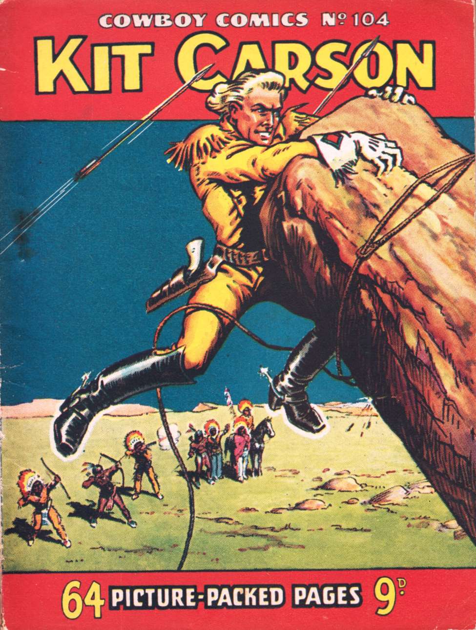 Book Cover For Cowboy Comics 104 - Kit Carson