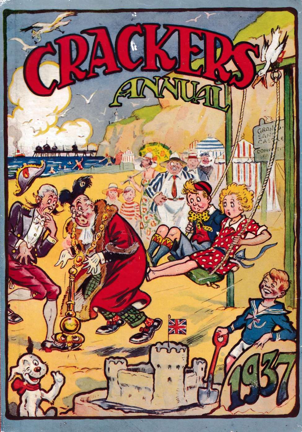 Book Cover For Crackers Annual 1937