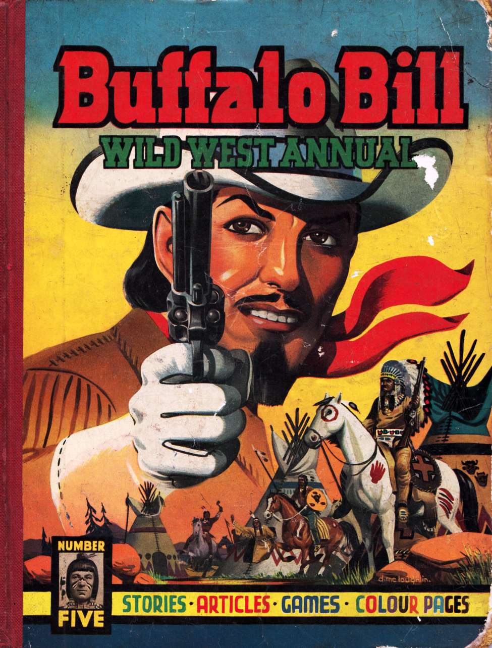 Book Cover For Buffalo Bill Wild West Annual 1953