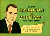 Large Thumbnail For Elect Harrison A. Williams U.S. Senator - Version 1