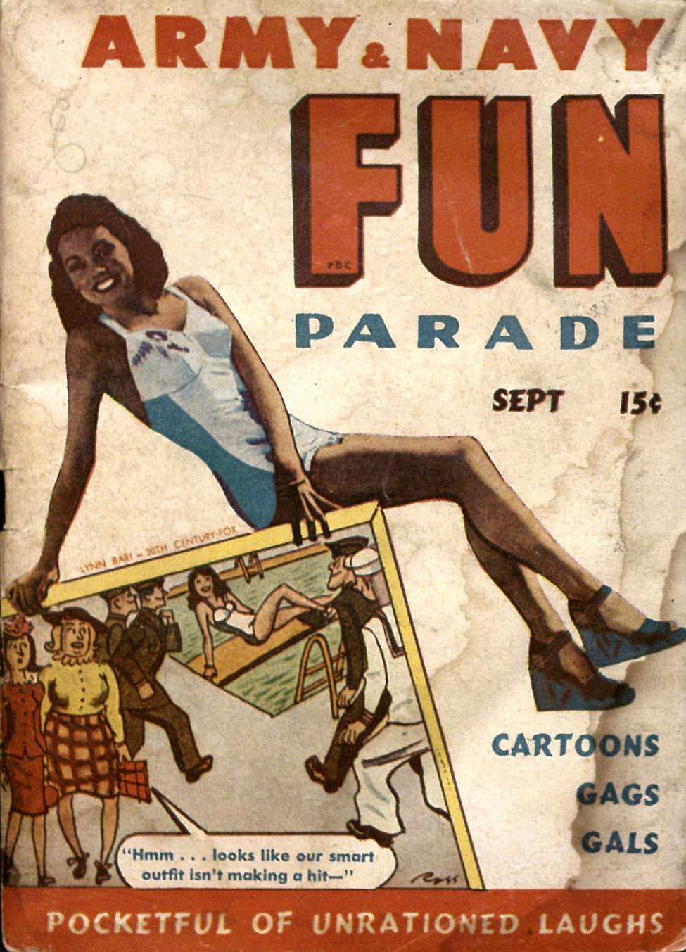 Book Cover For Army & Navy Fun Parade 23
