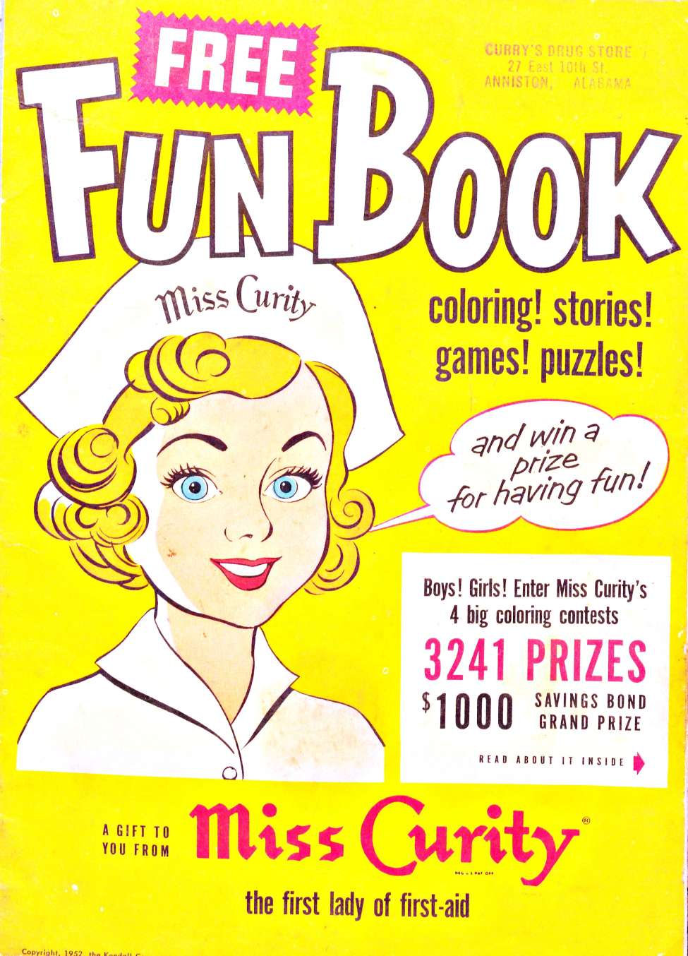 Book Cover For Miss Curity Fun Book