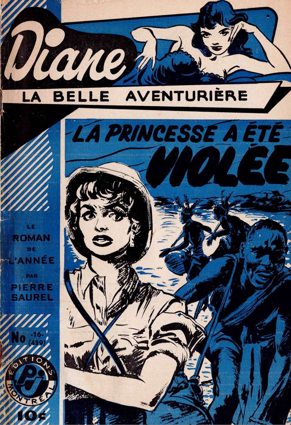 Book Cover For Diane, La Belle Aventuriere 16 - La princesse à été violée