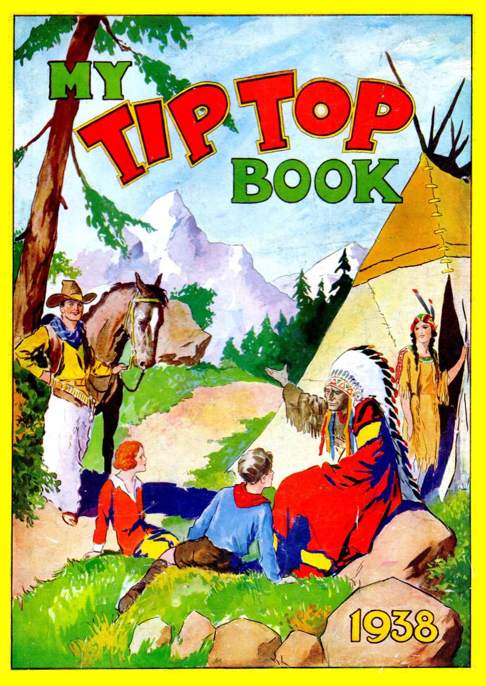 Book Cover For The Tip Top Book 1938