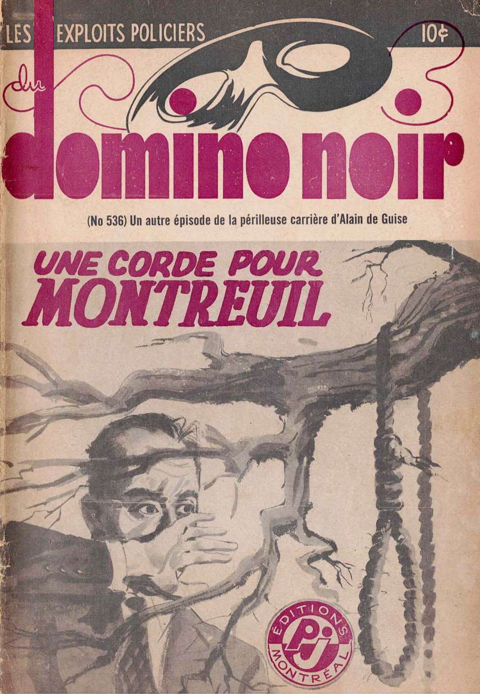 Book Cover For Domino Noir v2 536 - Une corde pour Montreuil