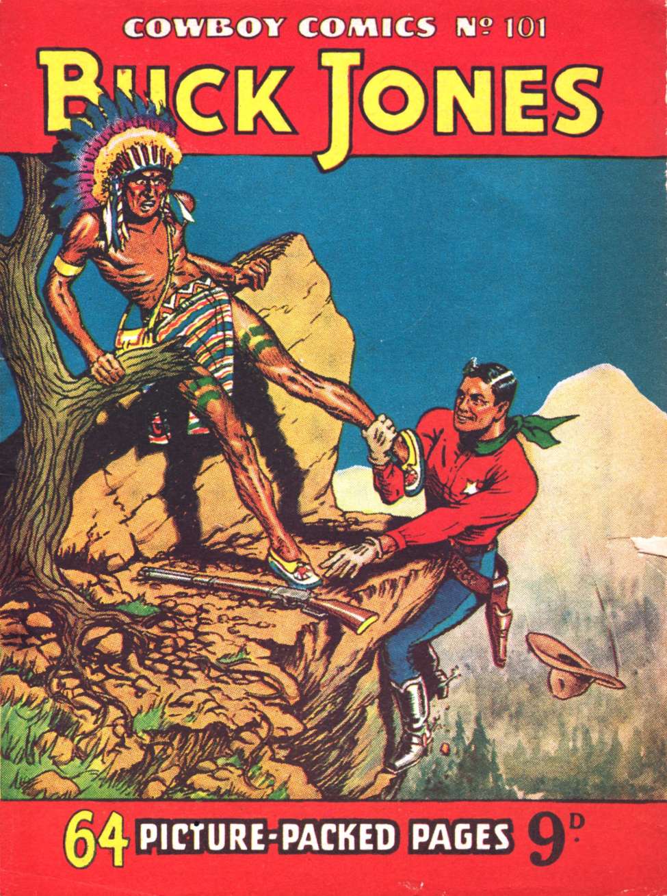 Book Cover For Cowboy Comics 101 - Buck Jones