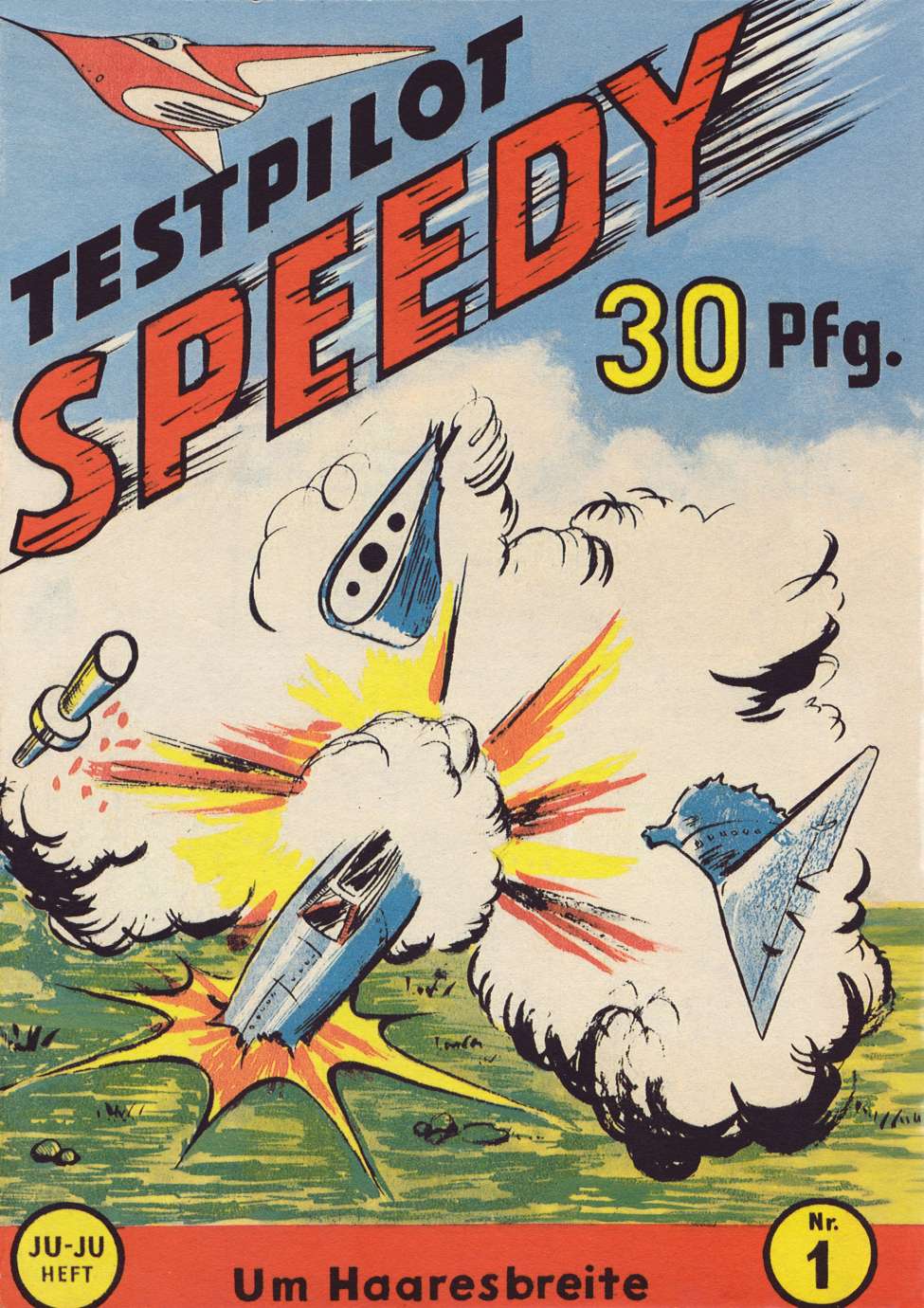 Book Cover For Testpilot Speedy 1 - Um Haaresbreite