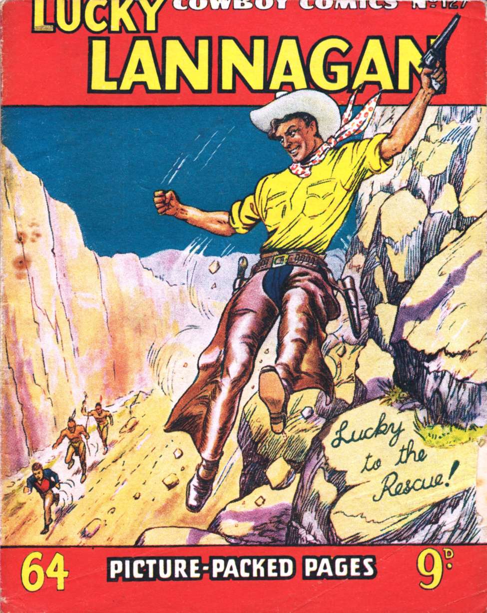 Book Cover For Cowboy Comics 127 - Lucky Lannagan