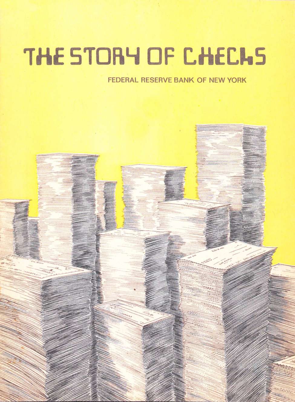 Book Cover For The Story of Checks - Federal Reserve Bank