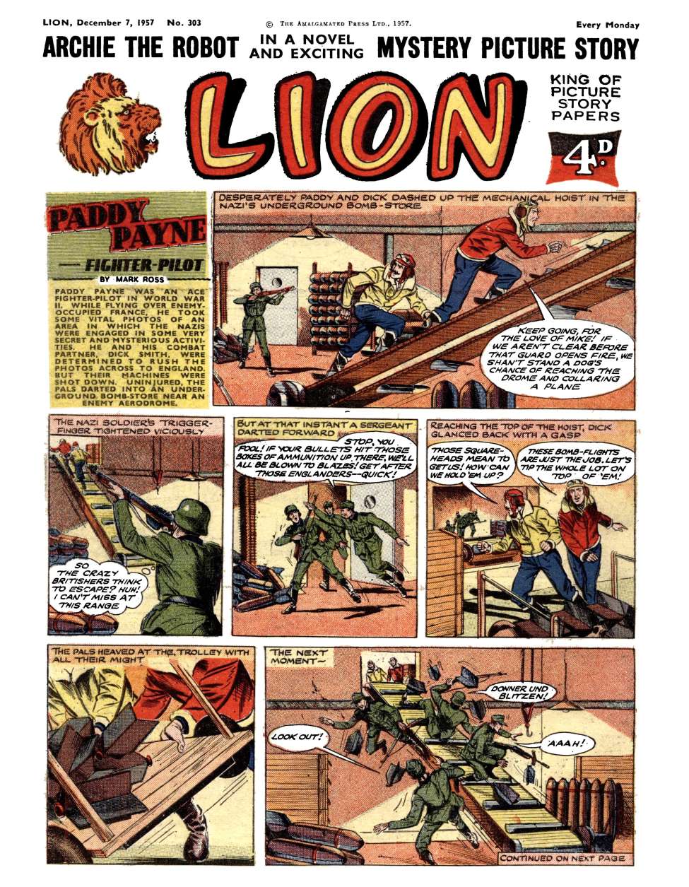 Book Cover For Lion 303