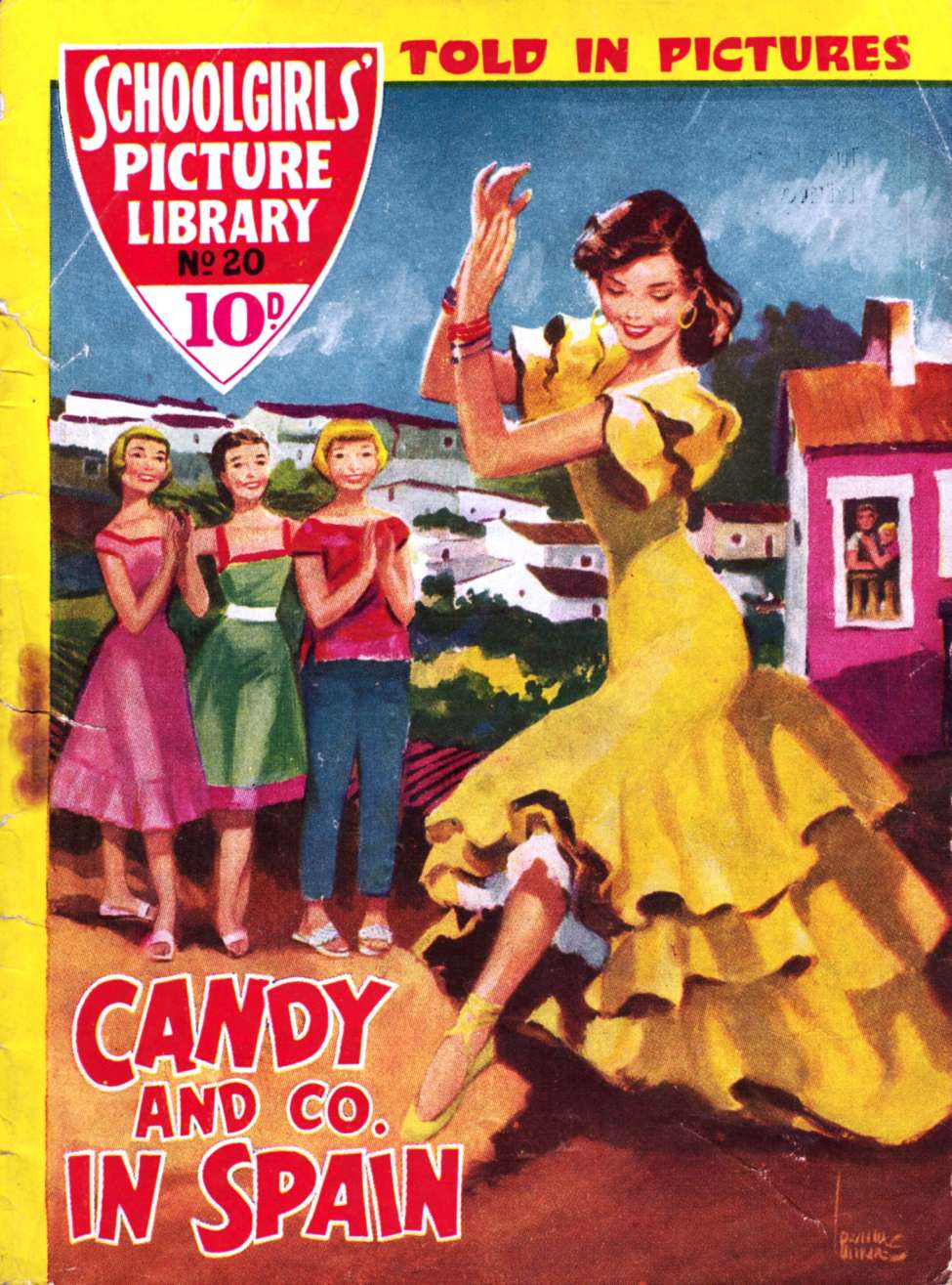 Book Cover For Schoolgirls' Picture Library 20 - Candy and Co. in Spain